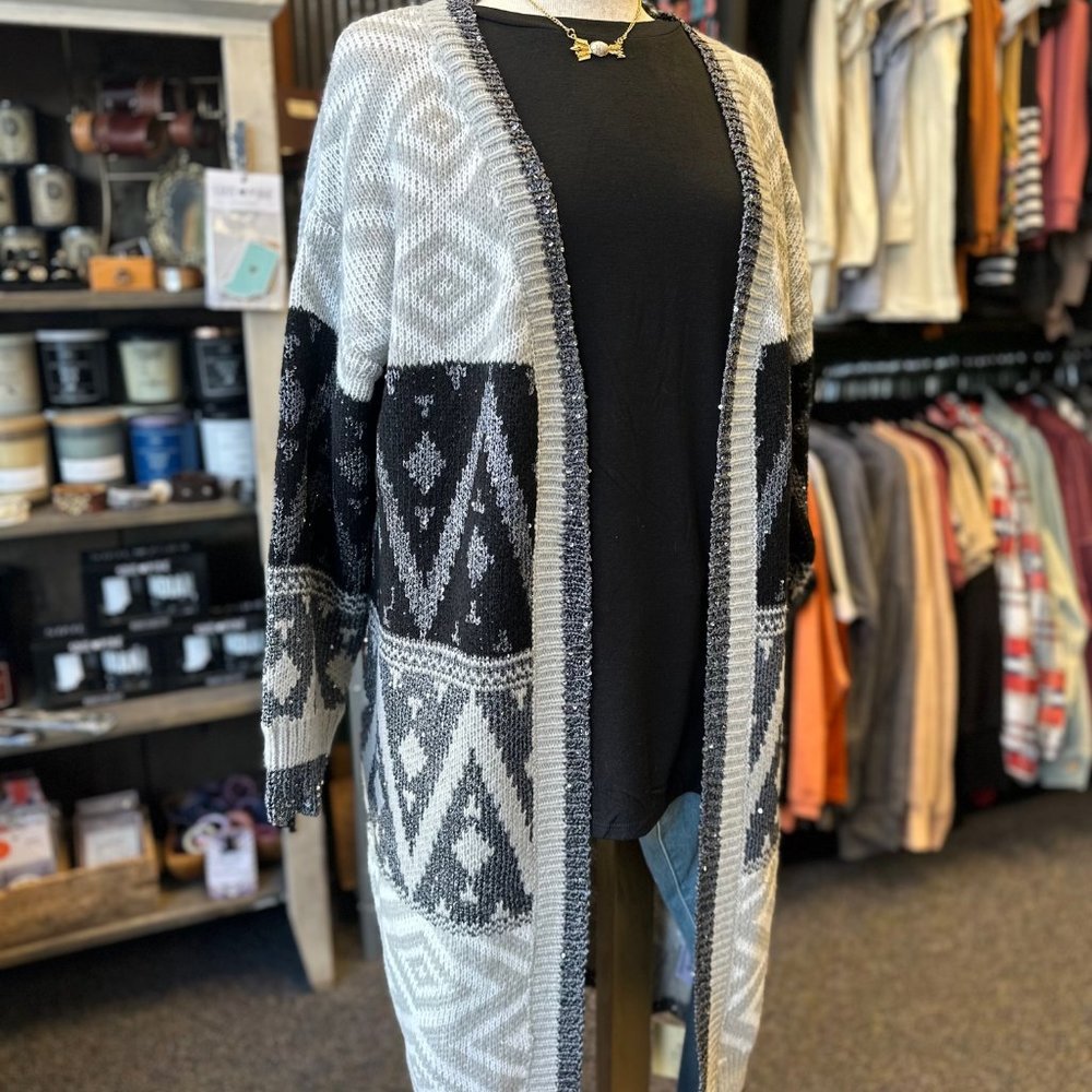 NWT Boutique Thick Aztec Cardigan